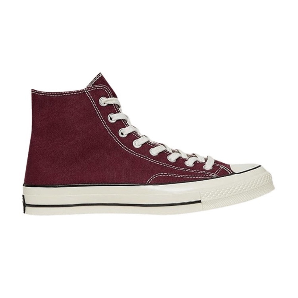 Burgundy chuck Taylor converse
